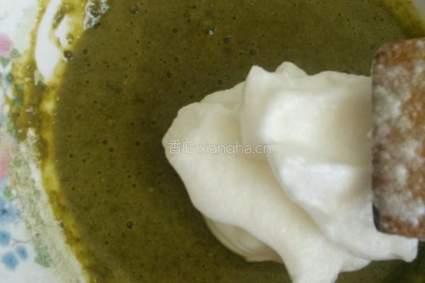 抹茶蛋糕的做法图解8