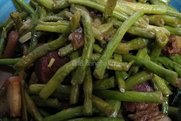 长豆角烧肉