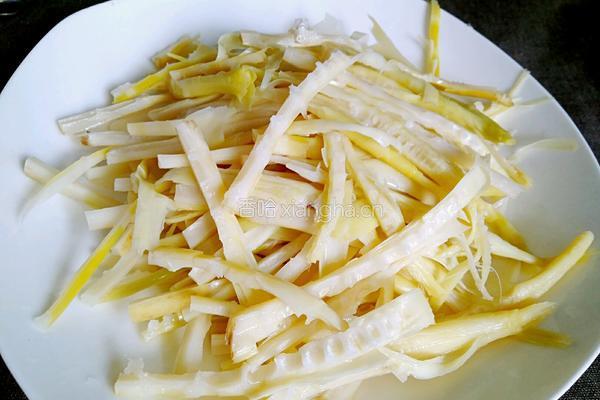 笋丝炒肉的做法图解3