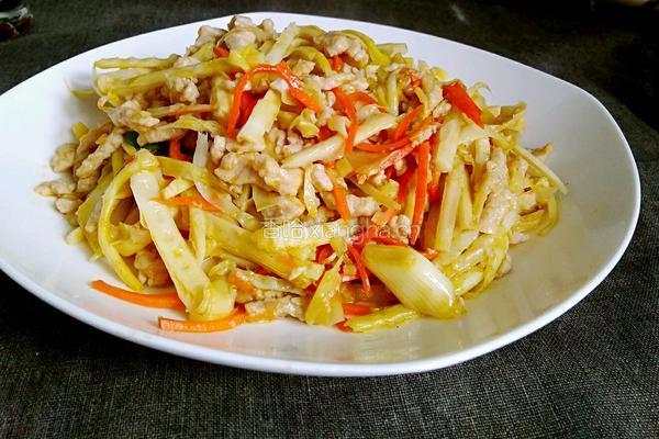 笋丝炒肉的做法图解12