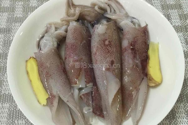 清蒸膏鱿鱼的做法图解6