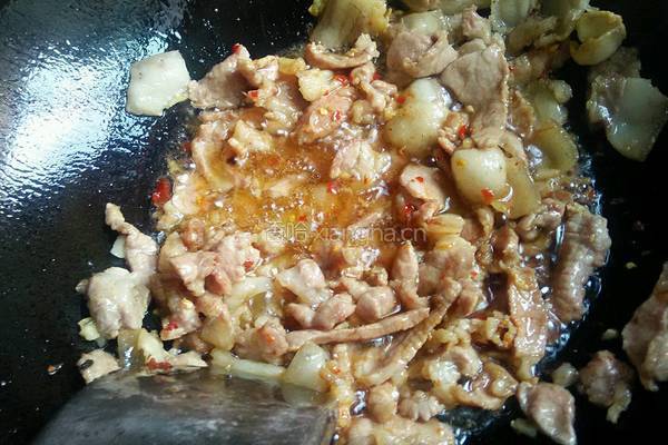 苦瓜炒家常肉的做法图解6