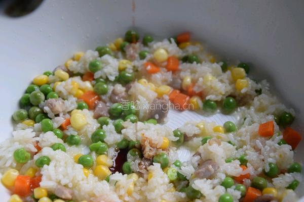 家常炒饭的做法图解8