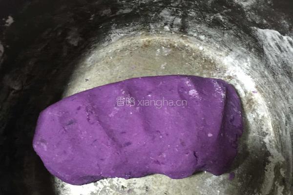 自制紫薯芋圆的做法图解2
