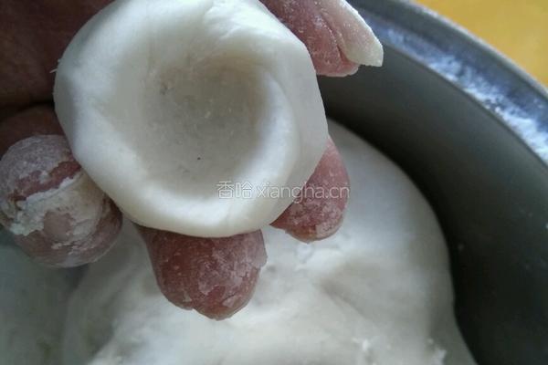 雪菜笋梢猪肉塌饼（独家料理）的做法图解7