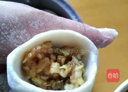 雪菜笋梢猪肉塌饼（独家料理）的做法图解9