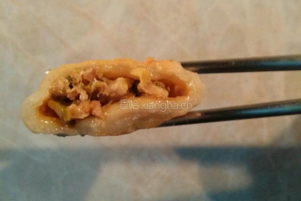 雪菜笋梢猪肉塌饼（独家料理）的做法图解17