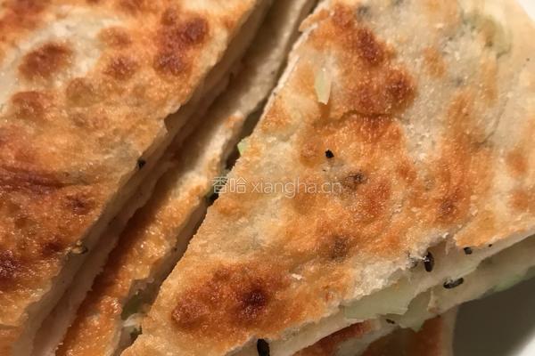 黑芝麻葱油饼的做法图解6