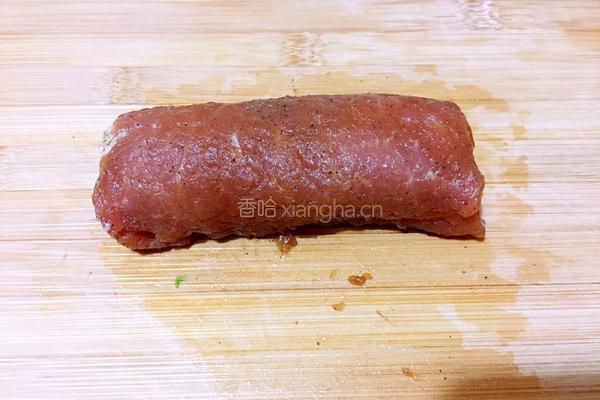 猪肉糯米卷的做法图解10