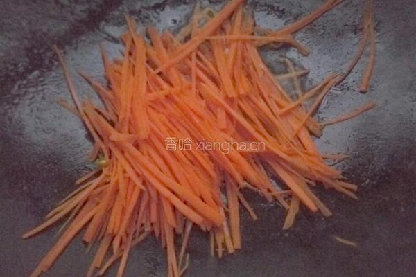 胡萝卜炒粉丝的做法图解6