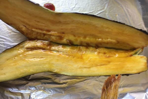 锡纸茄子（电饼档板）的做法图解3