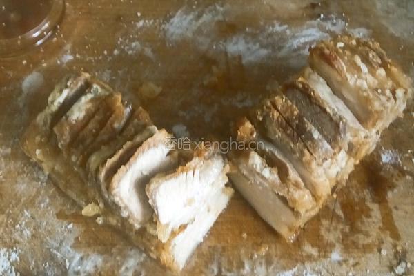 走油白菜扣肉的做法图解9