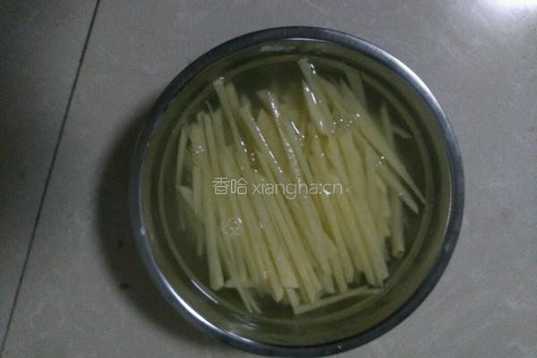 醋溜土豆丝的做法图解3