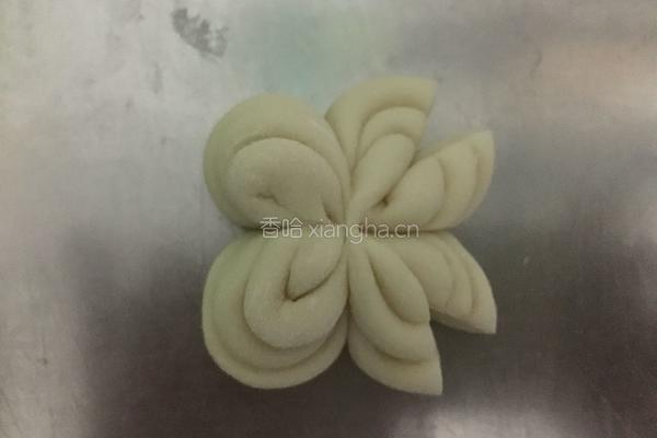 牛奶菊花馒头的做法图解16