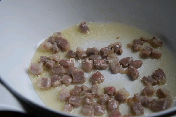 三丁炒肉粒的做法图解6