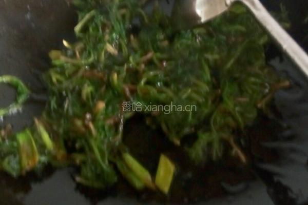 野蒿子炒蛋的做法图解8