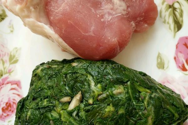 苦苦菜大肉饺的做法图解1