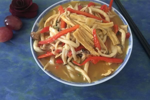 腐竹烧蟹味菇的做法图解19