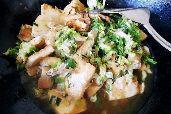 豆腐炖槐花的做法图解11