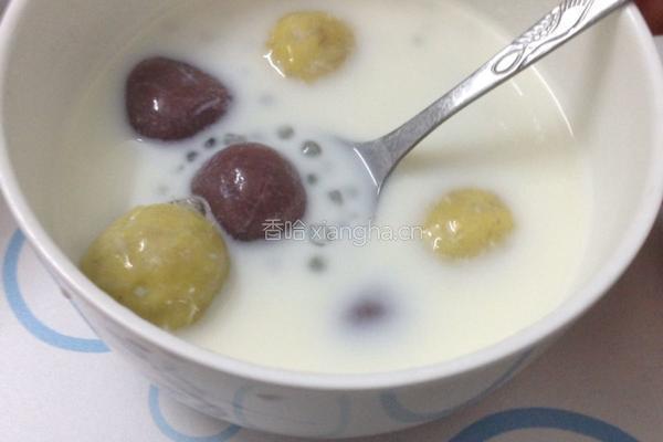 双圆子西米露
