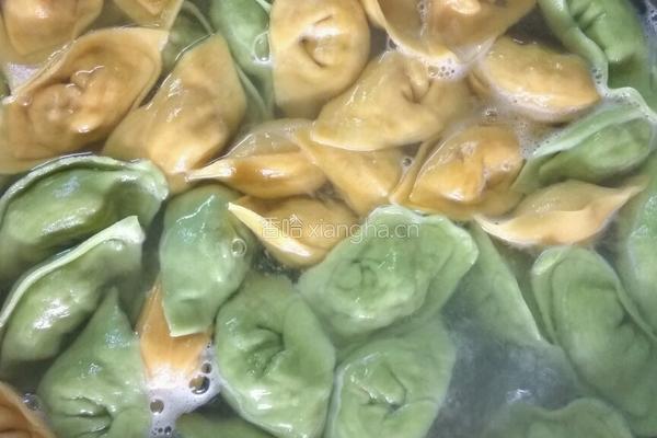 蔬菜汁饺子的做法图解16