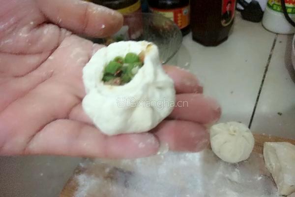 豆角肉末小包子的做法图解11