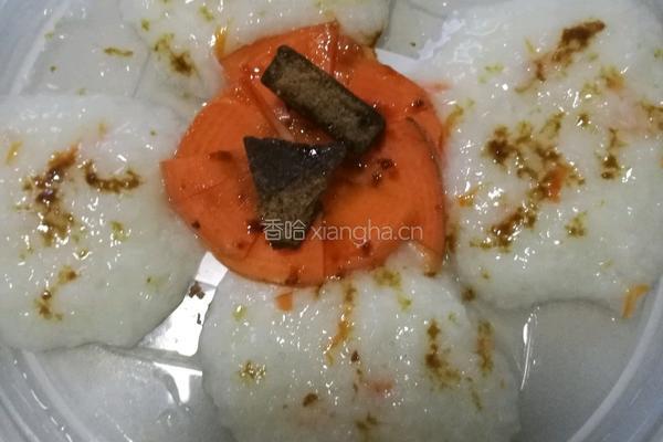 胡萝卜糯米团子
