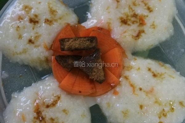 胡萝卜糯米团子的做法图解5