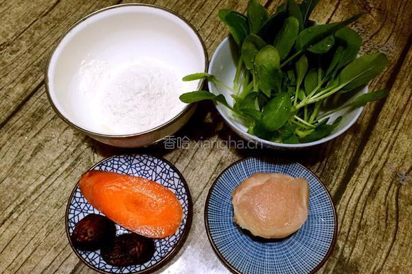 鸡肉疙瘩汤的做法图解1