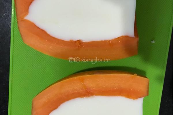 木瓜牛奶冻的做法图解4