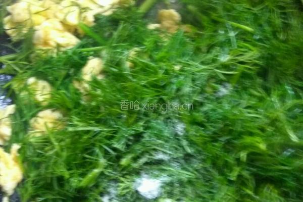 茴香炒鸡蛋的做法图解5