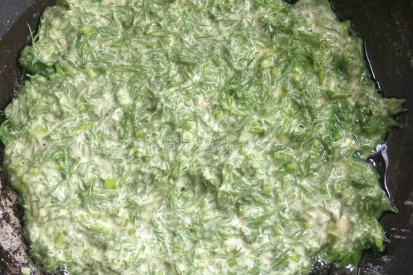 茴香鸡蛋饼的做法图解4