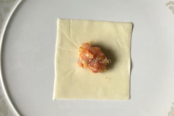 馄饨的包法的做法图解8