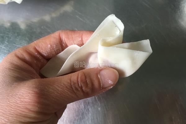 馄饨的包法的做法图解10