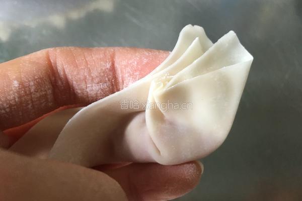 馄饨的包法的做法图解11