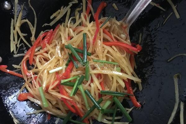 红椒土豆丝的做法图解12