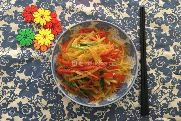 红椒土豆丝的做法图解14