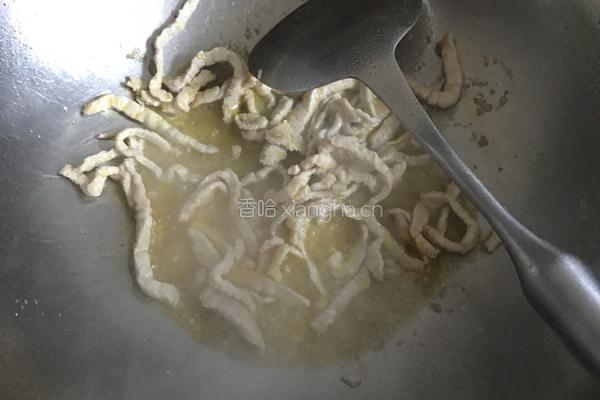 韭苔炒肉丝的做法图解6