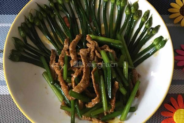 韭苔炒肉丝的做法图解9