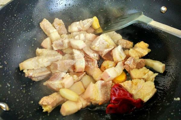 大白菜烧肉的做法图解5