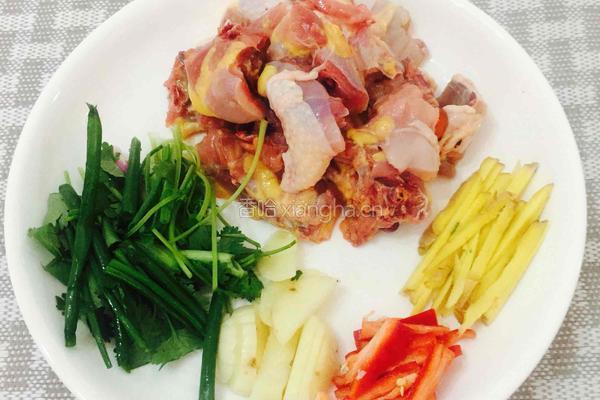 干逼鸡肉大虾的做法图解4
