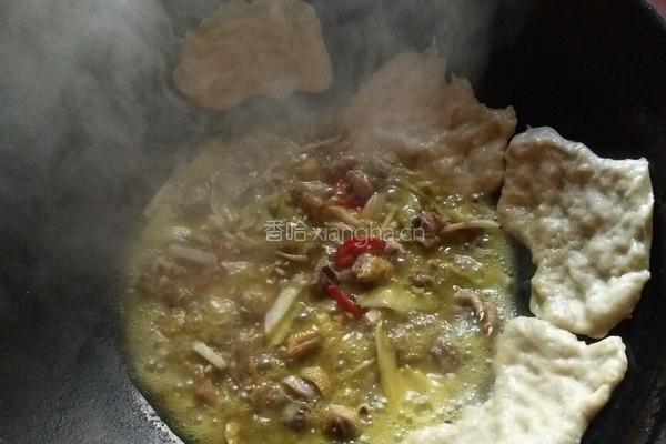 酸菜烧鸡的做法图解7