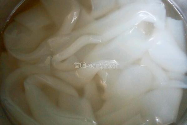 炒肉拉皮的做法图解3