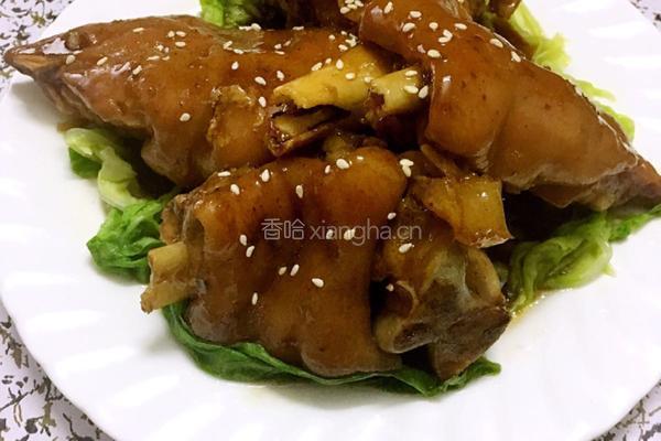 卤猪手的做法图解7