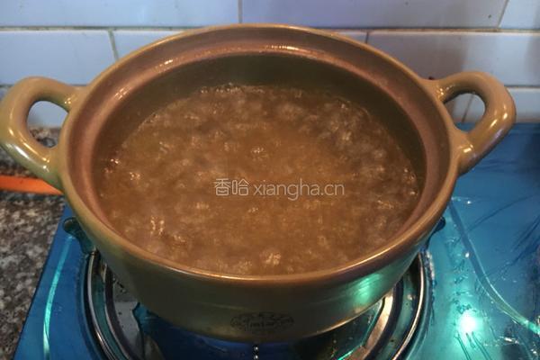 五彩砂锅汤面的做法图解4