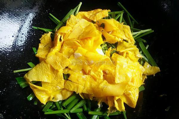 韭菜炒鸡蛋的做法图解8