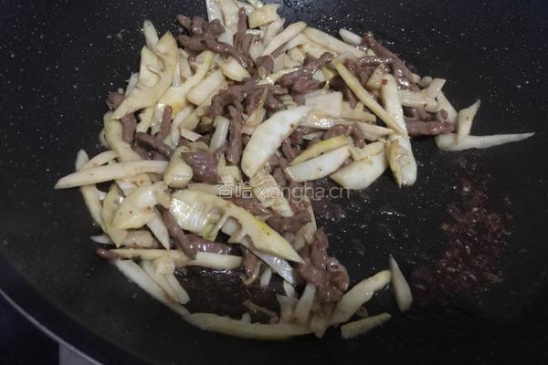 春笋炒牛肉的做法图解14