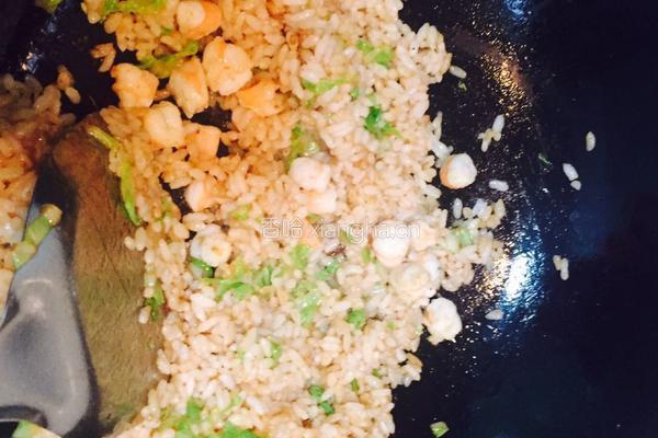 海虾炒饭的做法图解10