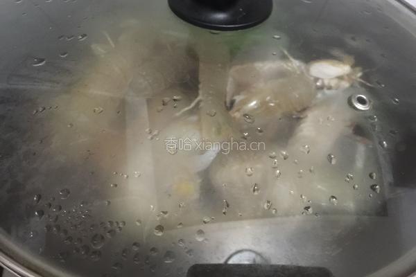 白灼虾菇的做法图解6