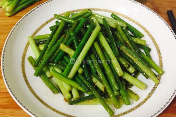 爆炒蒜苔的做法图解6
